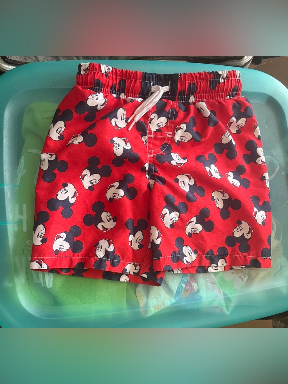 Boys Disney Mickey Mouse Swim Trunks